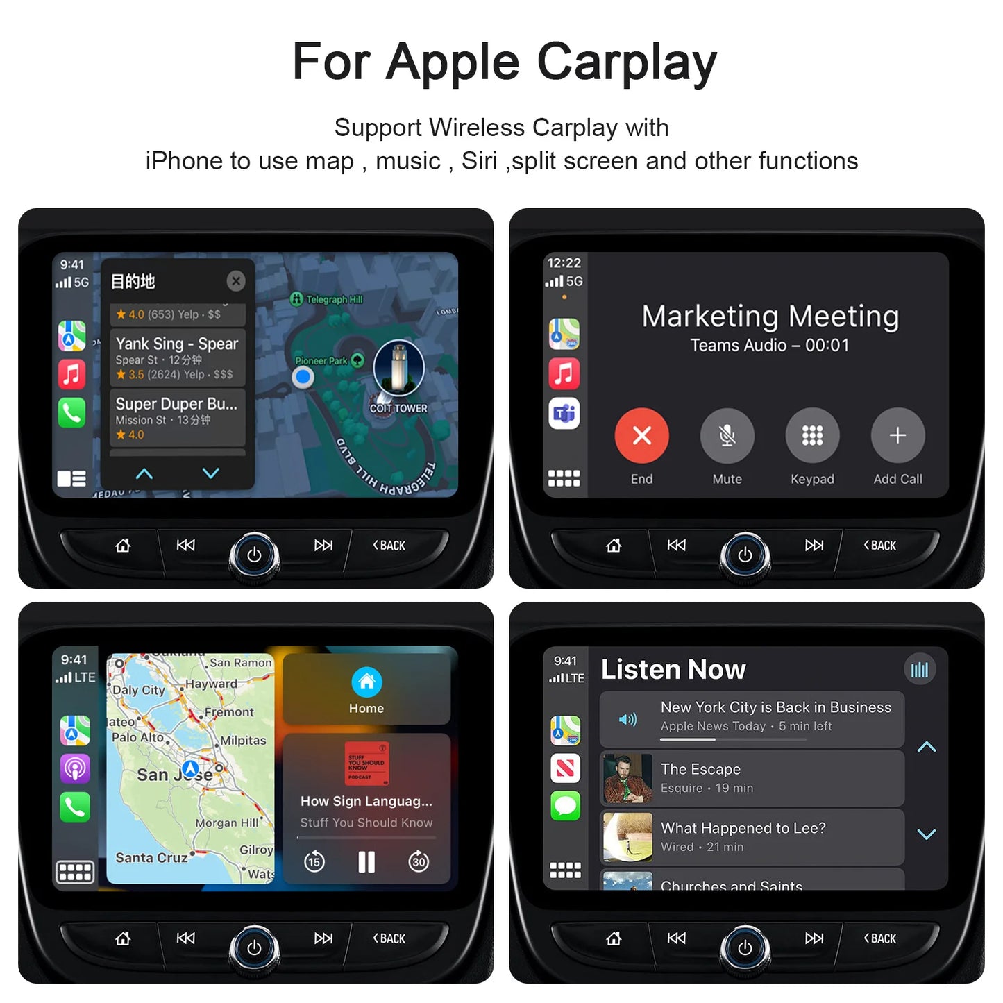 Wireless CarPlay Adapter For Android & Apple