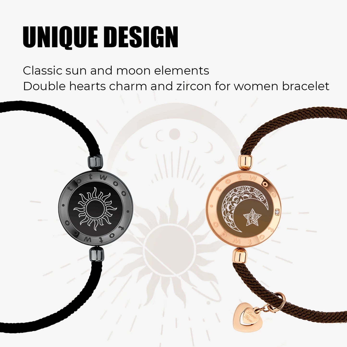 Sun & Moon Totwoo Love Bracelets